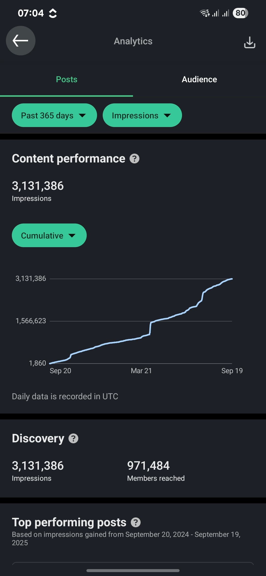 LinkedIn testimonial screenshot